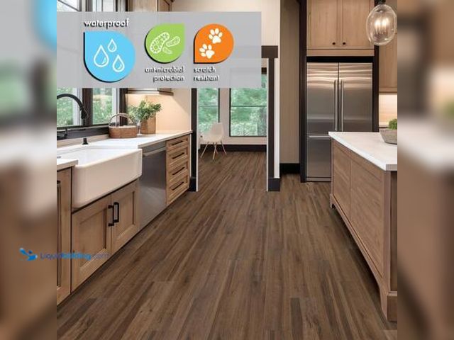 Lot 49-5546279 - qty 22 boxes - Lifeproof Oakwood Avenue 22 MIL x 7.4 in. W x 47.8 in. L Waterproof Click Lock Luxury...