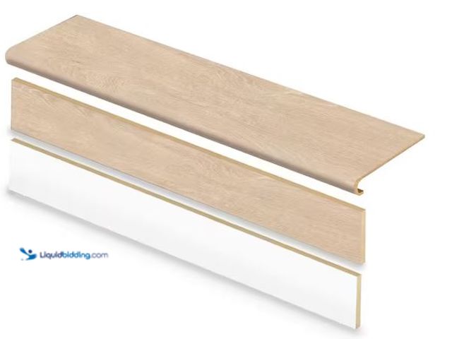 Lot 49-5486475 - Cap A Tread
Kings Cottage 47 in. L x 12.15 in. W x 1.69 in. T Laminate Stair Tread and Reversible R...