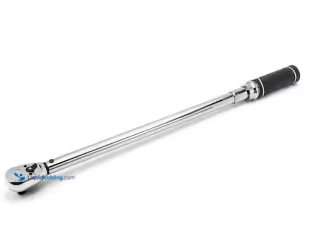 Lot 49-2005706 - Husky 1/2 in. Drive Torque Wrench 50 ft. / lbs. to 250 ft. / lbs., Model # H2DTWA, Used, Unable to t...