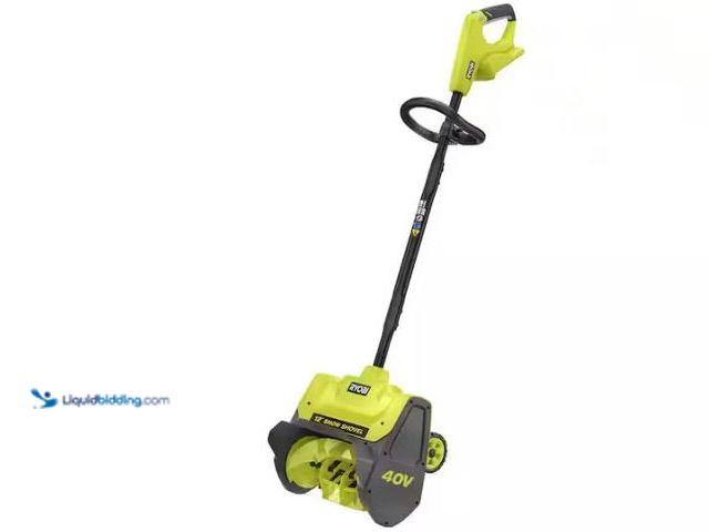 Lot 49-1548768 - RYOBI 40V 12 in. Cordless Electric Snow Shovel (Tool Only) Model # RY408013BTL, Unused  Ref#HDPA116