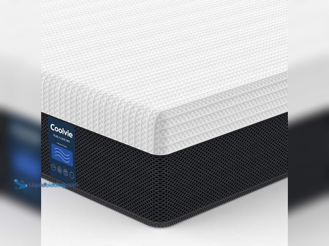 Lot 49-3462977 - Coolvie Full Mattress 10 Inch, Cool Memory Foam Mattress, Motion Isolation Pocket Innerspring Hybrid...