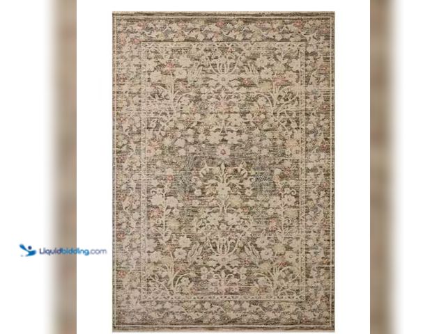 Lot 49-2026019 - Loloi Clarisse Olive / Multi 7 ft. 10 in.  x 10 ft. 2 in.  Traditional Area Rug, Model # CLRSCLS-05O...