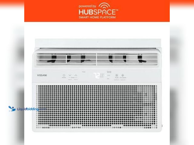 Lot 49-5549990 - Vissani 6,000 BTU 115-Volt Window Air Conditioner Cools 250 sq. ft. with Remote, Dehumidifier, and W...