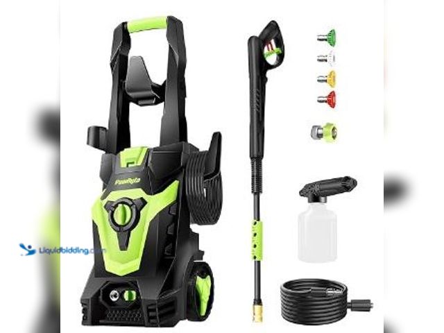 Lot 49-1517561 - Electric Pressure Washer, Foam Cannon, 4 Different Pressure Tips, Power Washer, 3800 PSI 2.4 GPM, Mo...