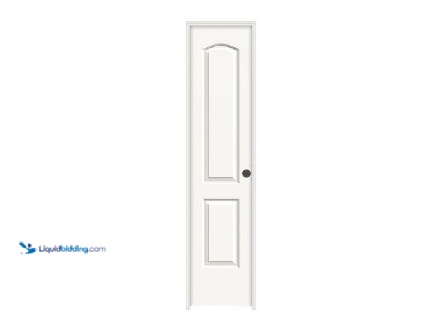 Lot 49-5552633 - JELD-WEN
18 in. x 80 in. Caiman 2 Panel Left-Hand Hollow Core White Paint Molded Composite Single P...