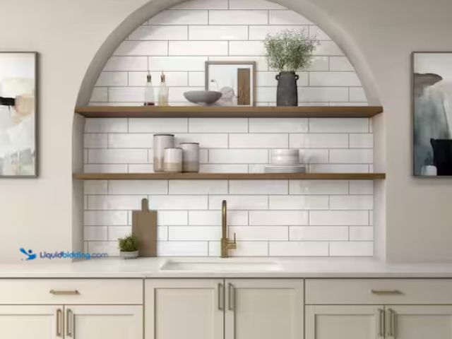 Lot 49-1523235 - Approx. 396 SQ FT of Daltile LuxeCraft White 4 in. x 16 in. Glazed Ceramic Subway Wall Tile (13.2 sq...