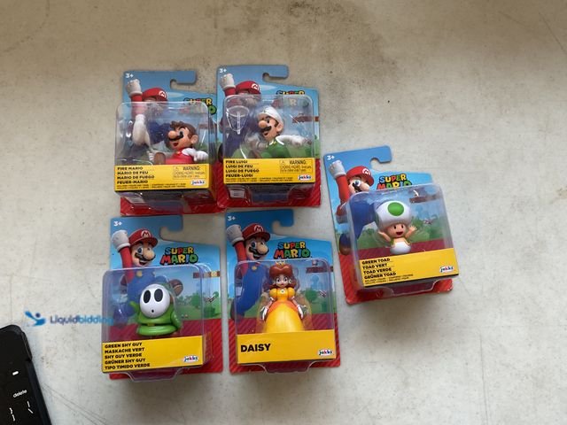 Lot 49-1830537 - COLLECTIBLE LOT OF 5 SUPER MARIO ACTION FIGURES BY JAKKS PACIFIC TOYS IN ORIGINAL BOXES INCLUDING MA...