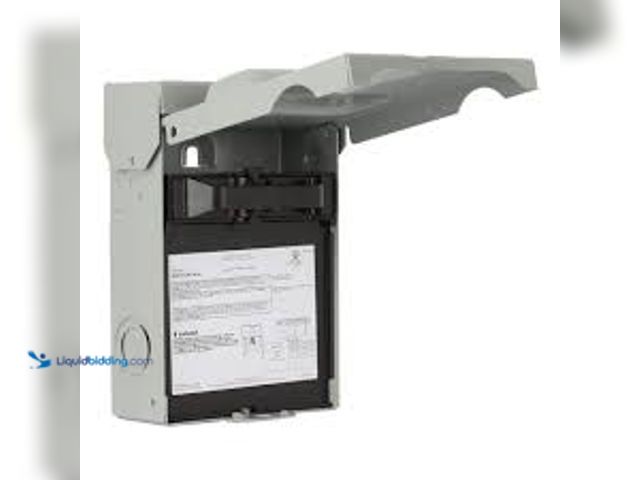 Lot 49-5448509 - Midwest Electric Products 30-Amp 120/240-Volt Fused AC Disconnect (Model: U035F2P).  Unused