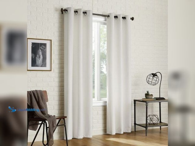 Lot 49-1627108 - Lot of (2) Sun Zero Arlo 2-Piece Textured Thermal Insulated Room Darkening Grommet Curtain Panel Pai...