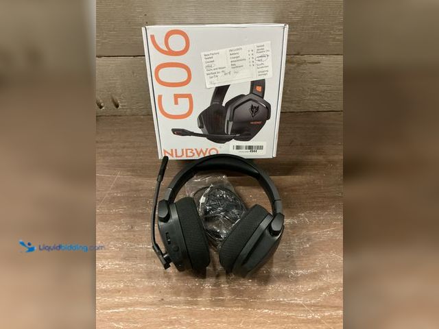 Lot 49-3528538 - NUBWO Wireless Gaming Headset with Mic for Ps5 Ps4 PC, Zero Interference, 100-Hour Battery All-Day P...