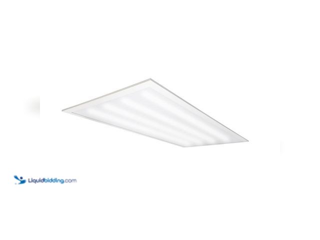 Lot 49-5416221 - Commercial Electric 2 ft. x 4 ft. 128-Watt Equivalent Integrated LED High Output Prismatic Lens Whit...