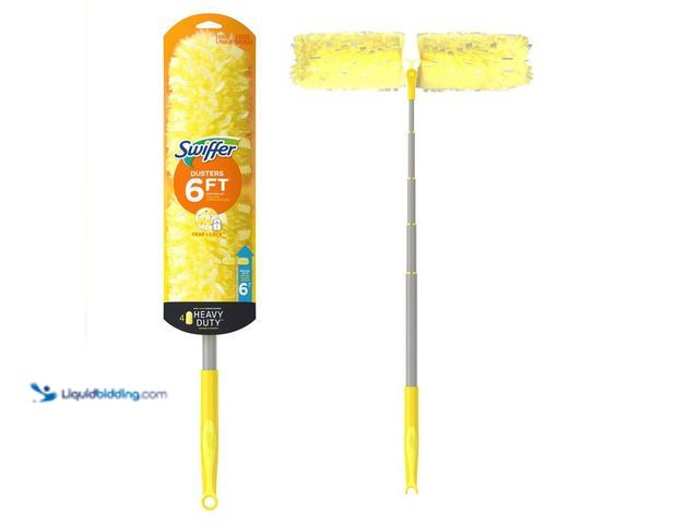 Lot 49-3539491 - Swiffer
Super Extendable Dusting Kit with Heavy Duty Refills (1-Handle, 4-Dusters) (3packs) New