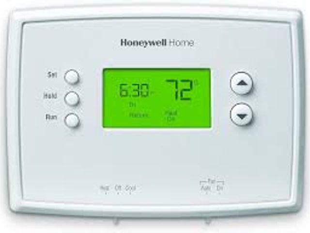 Lot 49-5489090 - Honeywell Home 5-1-1 Day Programmable Thermostat with Digital Backlit Display. Model # RTH2410B. Unu...