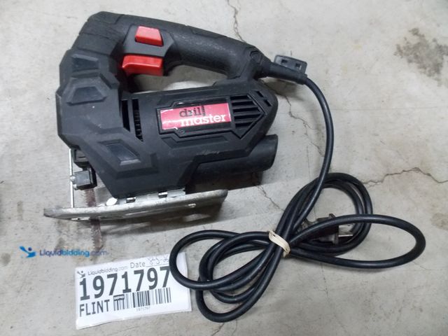 Lot 49-1971797 - 1 Drill Master  NV Electric Powered Variable Speed Jigsaw Drillmaster Variable Speed Electric Jigsaw...