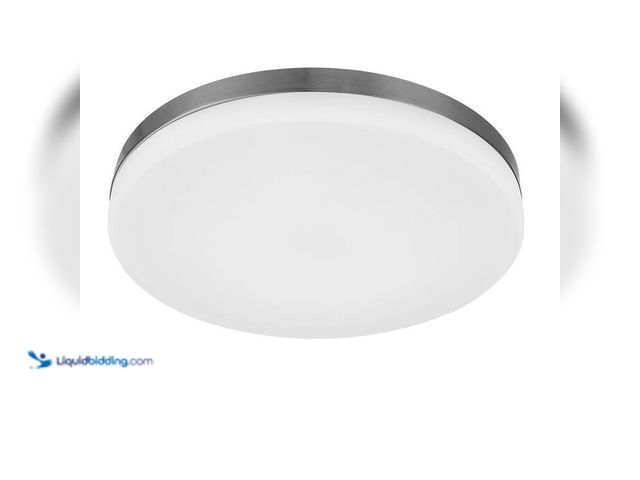 Lot 49-5412995 - Commercial Electric
Flexinstall LED 12 in. Brushed Nickel Edge to Edge Recessed Ceiling Light for H...