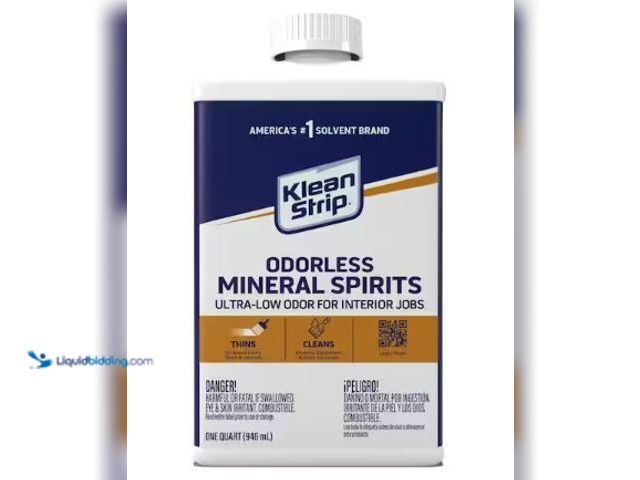 Lot 49-2025612 - Lot of (4) Klean-Strip 32 oz. Odorless Mineral Spirits Combustible Paint Solvent, Model # QKSP945, M...