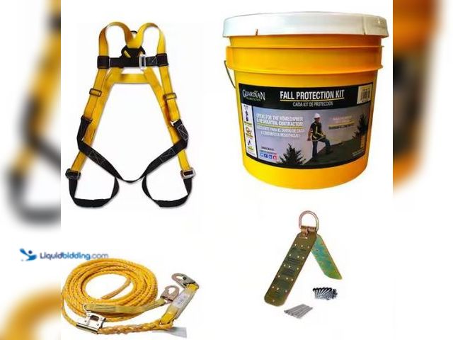 Lot 49-1565942 - Guardian Fall Protection Rooftop Safe-Tie Bucket Kit, Model # 00815-QC, Unused.  Ref#SR1230