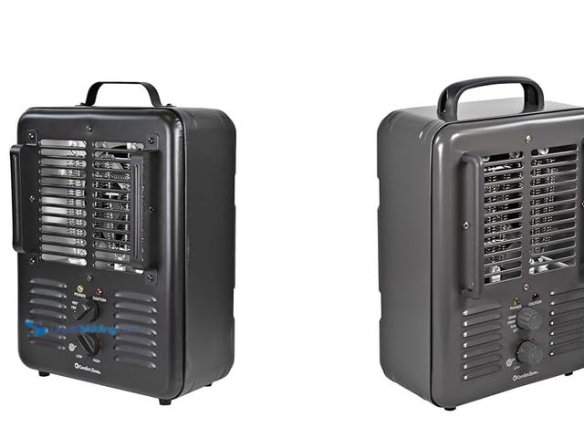 Lot 49-1516510 - Comfort Zone 1,500W Milkhouse Style Electric Portable Utility Space Heater with Adjustable Thermosta...
