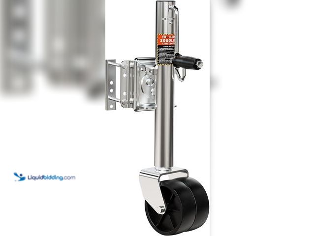 Lot 49-5438029 - 2000 lbs Trailer Jack with Dual Wheel, Heavy Duty Swivel Boat Jack, 12" Lift, Bolt-on Tongue Trailer...
