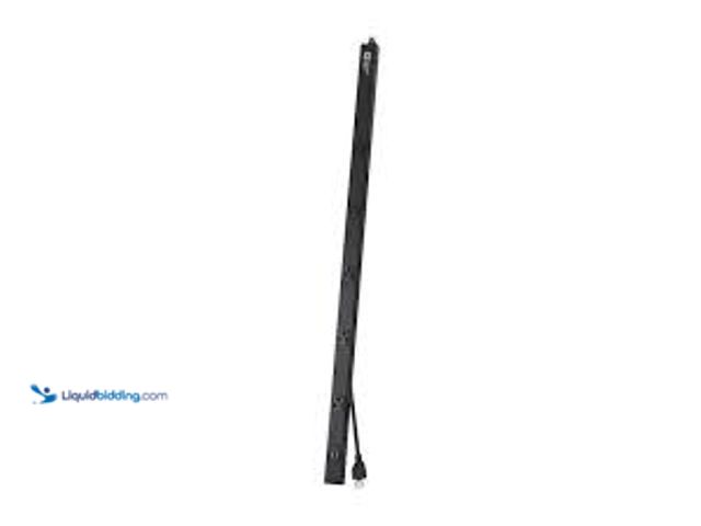 Lot 49-5459945 - QTY 2 - Commercial Electric. 6-Outlet 2 USB Metal Power Strip, Black. Model # LTS-6Z1320-2U. Unused.