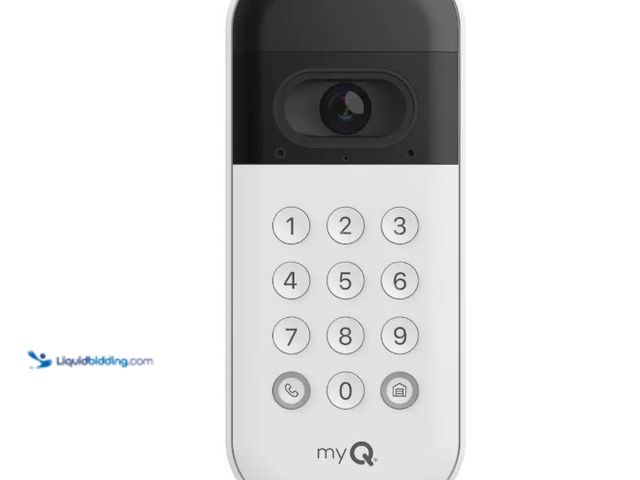 Lot 49-3566156 - Chamberlain - MyQ Smart Garage Video Keypad – Battery Operated - White. Model: VKP1-MYQSKU: 6547075....
