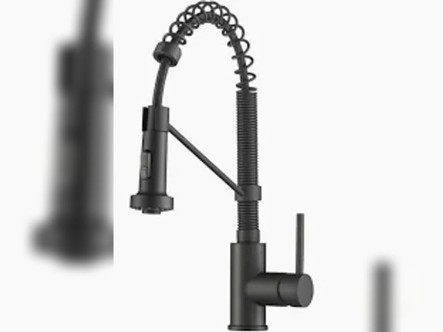Lot 49-5407636 - Kraus Bolden 1.8 GPM Single Hole Pre-Rinse Pull Down Kitchen Faucet. Model: KPF-1610MB. Unused