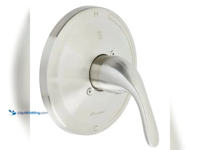 Lot 49-5452717 - Glacier Bay 864770 1-Handle Valve Trim Kit in Brushed Nickel Item is unused.