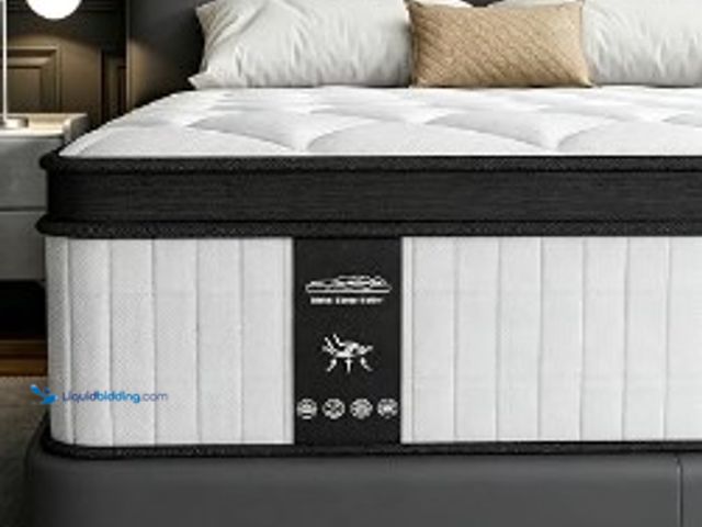 Lot 49-3631463 - Queen Mattress, 12 Inch Hybrid Mattress Queen Size in a Box, Medium Firm | Queen Size Mattress with ...
