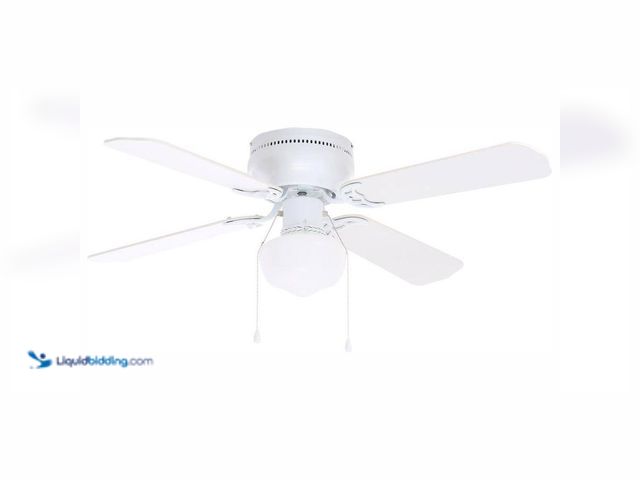 Lot 49-5405859 - Hampton Bay
Littleton 42 in. LED Indoor White Ceiling Fan with Light Kit Unused