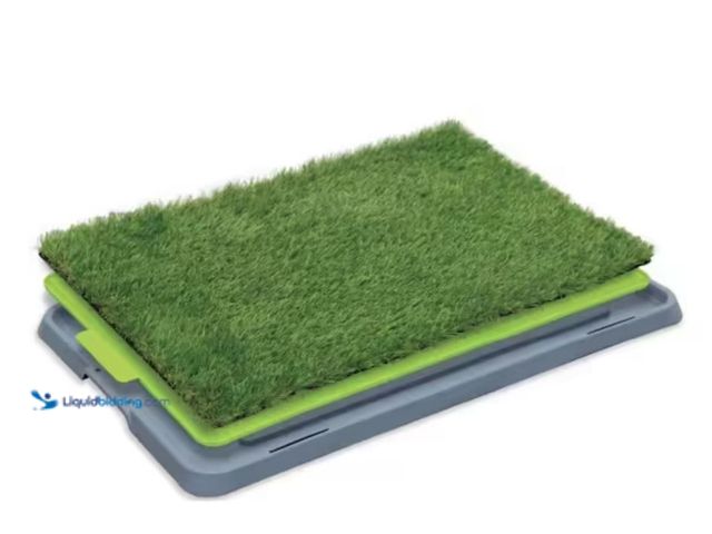 Lot 49-2000915 - Nearly Natural 16.5 in. x 26.7 in. Indoor/Outdoor Dog Potty with Artificial Grass - 3-Layer Drainage...