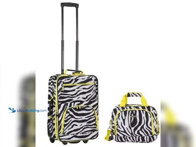 Lot 49-3531154 - Rockland Rio 2pc Softside Carry On Luggage Set Used