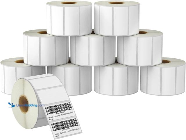 Lot 49-5435392 - BETCKEY - 2.25" x 1" (57 mm x 25 mm) File Folder & Multipurpose Labels Compatible with Zebre/Rollo L...
