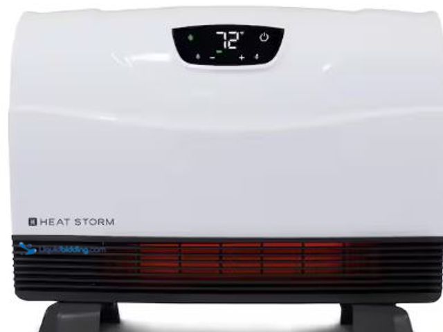 Lot 49-1517302 - Heat Storm Pheonix Floor to wall unit 1500-Watt Infrared quartz Portable Heater With Built in thermo...