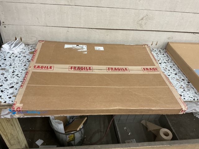 Lot 49-5453718 - Hampton Bay Unfinished Replacement Cabinet Door. Approx 20 1/2" x 30". [Model: 800 revere 3/4 ] Unus...
