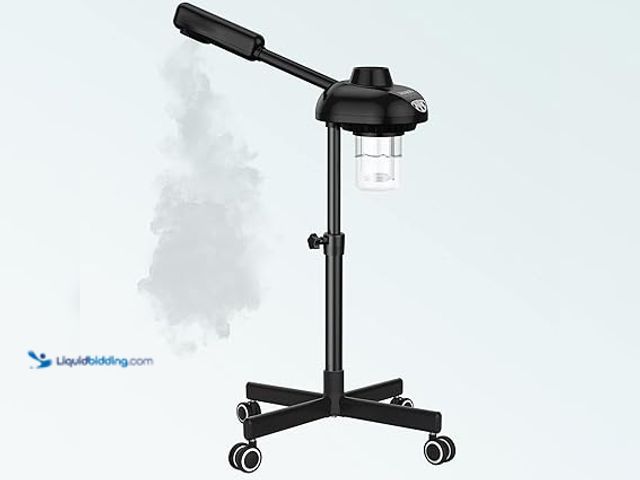 Lot 49-5407719 - TASALON Steamer on Wheels for Professional Skin Rejuvenation, Facial Steamer Kit for Home, Spa, Clin...