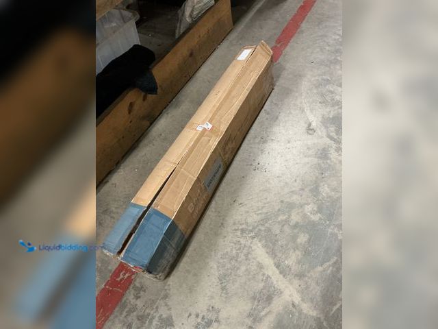 Lot 49-5463407 - EDX Full Size Metal Bed Frame with Industrial Wooden Headboard, Ample Storage, Noise-Free Design, St...