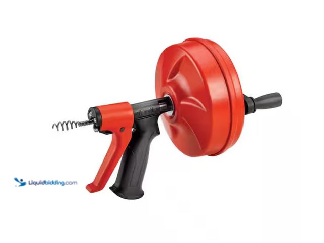 Lot 49-3614654 - RIDGID Power Spin+ 1/4 in. x 25 ft. Hybrid Drain Cleaning Snake Auger (Manual or Cordless Drill Oper...