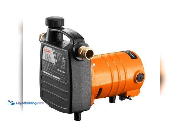 Lot 49-3566097 - VEVOR
Water Transfer Pump 1/2HP 1600GPH 115-Volt AC Electric Utility Pump with Carbon Brush Filter ...