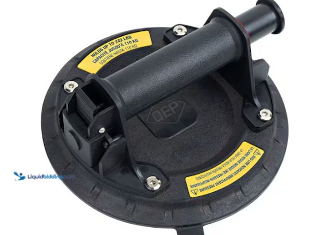 Lot 49-5580718 - QEP
8 in. Vacuum Pump Suction Cup for Large Format Tile, with 242 lb. Lifting Capacity. Store SKU #...