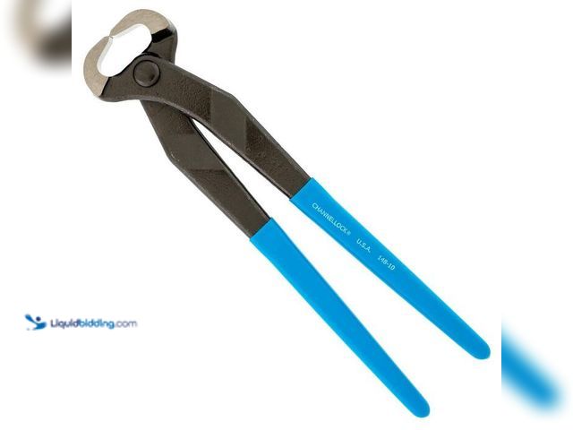 Lot 49-2024176 - Channellock 10 in. Heavy-Duty End-Nipper Cutting Pliers. Model # 148-10. MSRP $40. Unused.   Ref#PA0...