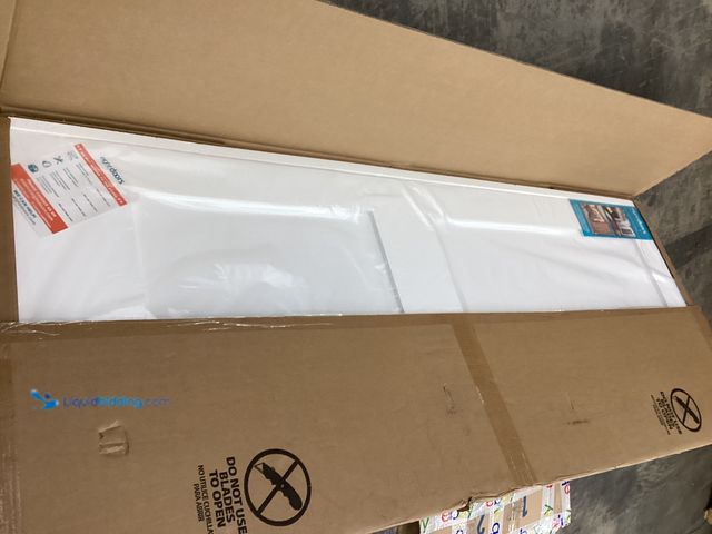 Lot 49-5438048 - [Brand:eightdoors] 30 in. x 80 in. x 1-3/8 in. Shaker White Primed 2-Panel Solid Core Wood Interior ...