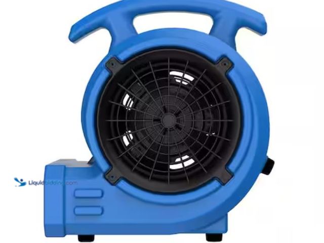 Lot 49-2026365 - B-Air 1/8 HP Air Mover Carpet Dryer Floor Blower Fan for Home Use in Blue, Model # BA-VP-15-BL. MSRP...
