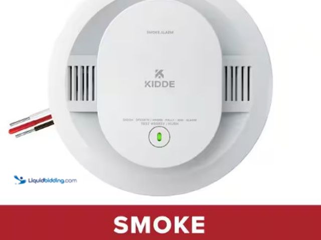 Lot 49-3612916 - Lot of (2) Kidde Hardwired Interconnected Smoke Detector with Photoelectric Sensor, 20SAR, Model # 2...
