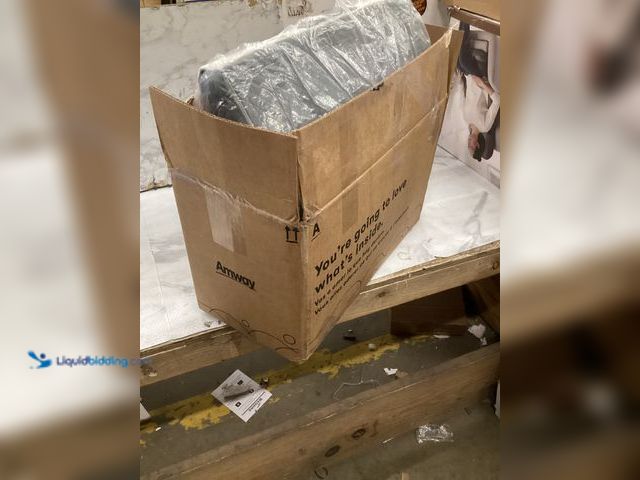 Lot 49-5479092 - Amay Brand White/Gray Toned Wedge Pillow Base Measurement 10". Unused