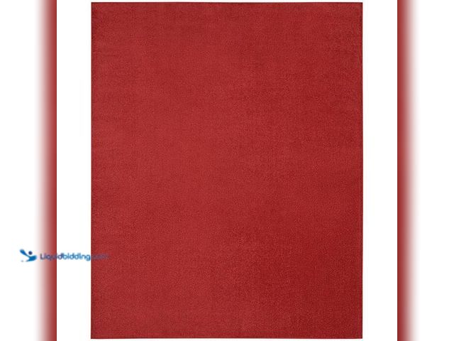 Lot 49-5543929 - Nourison Essentials 7 ft. x 10 ft. Brick Red Solid Contempora, Model # 823366, unused.