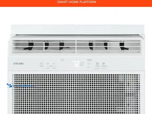 Lot 49-1631897 - Vissani 6,000 BTU 115-Volt Window Air Conditioner Cools 250 sq. ft. with Remote, Dehumidifier, and W...