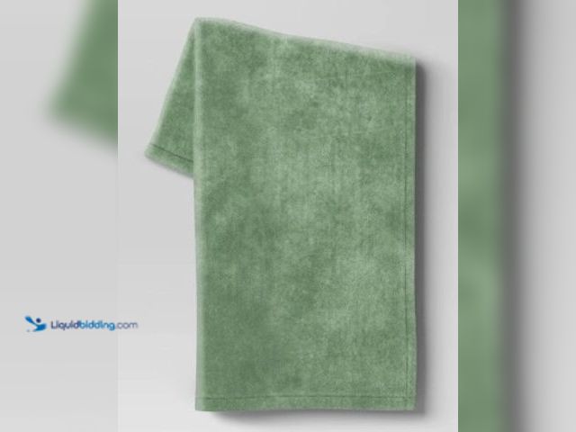 Lot 49-5542515 - Room Essentials 50" x 60" Midweight Plush Throw Blanket Sage Green #8547, Factory Sealed in a PK of ...