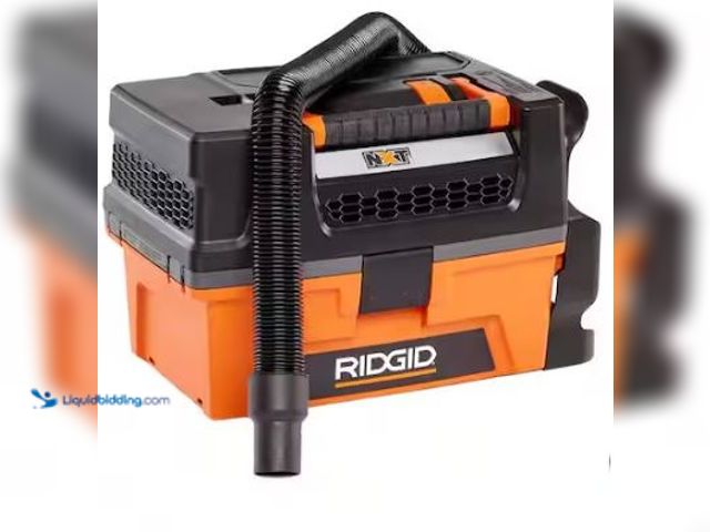 Lot 49-1569165 - RIDGID 3 Gal. 5.0 Peak HP NXT Shop Vacuum Wet Dry Vac with Fine Dust Filter, Model # HD0300, Used, W...