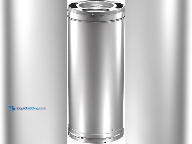 Lot 49-5485615 - DuraVent DuraPlus Triple-Wall Chimney Stove Pipe, 6" x 36" - Galvanized Steel Vent and Exhaust Conne...
