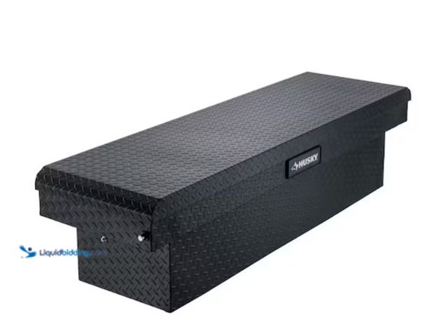 Lot 49-2006539 - Husky 72 in. Crossover Truck Tool Box in Aluminum, w/ Standard Profile for Full Size Trucks, in Matt...
